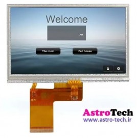 السیدی 4.3 اینچ رنگی 40 پین TFT 4.3 Inch LCD  به همراه تاچ اسکرین